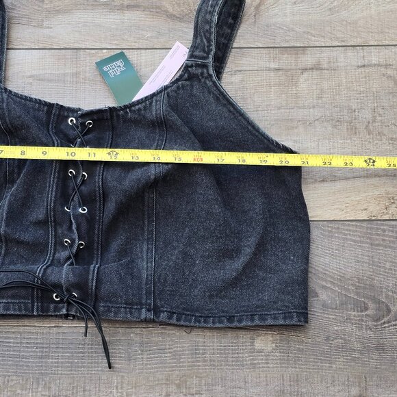 NWT - Denim Crop Tank Top, Size: XXL - Picture 6 of 12